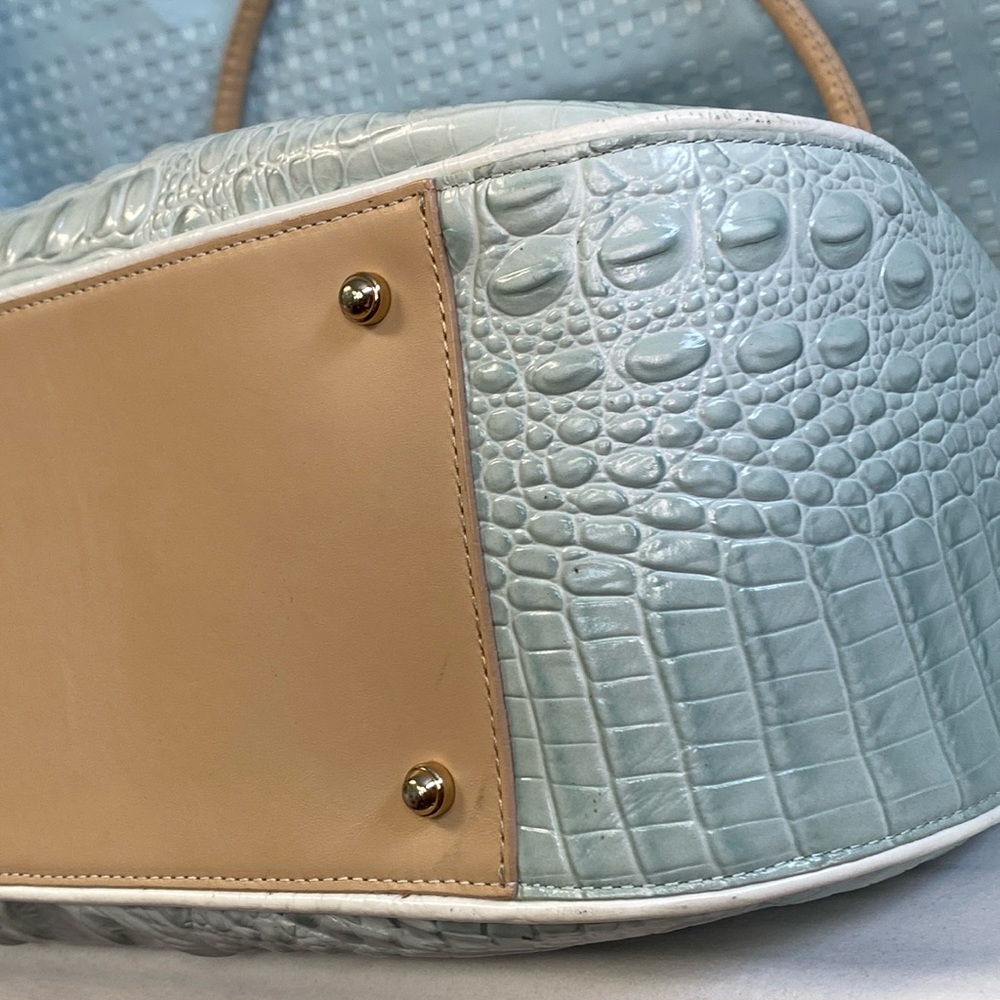 BRAHMIN Amy Sea Glass Tri-Color Shoulder Bag - Picture 12 of 17